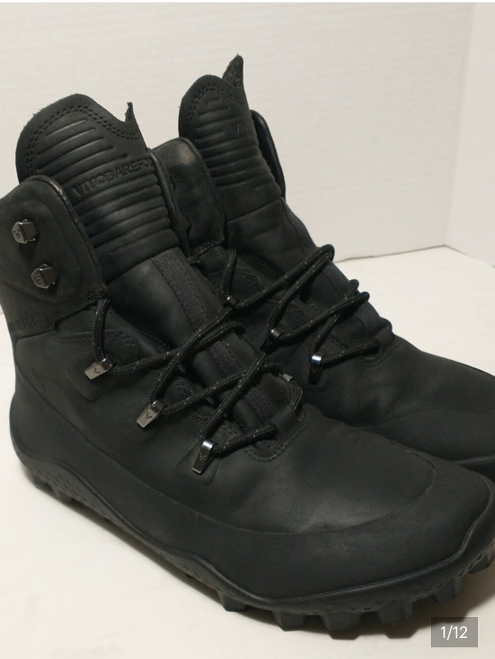LIKE NEW Vivobarefoot Tracker Winter Hiking Boot, Waterproof, Leather, Women, 8